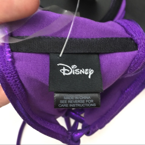 Disney Ariel Little Mermaid Clam Shell Bikini Top - Picture 6 of 7